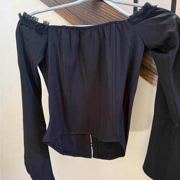 NWT Princess Polly Corset off the shoulder ruffle top - Picture 3 of 4